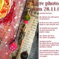 28 novembre {atelier livre photo}