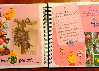 Mon cahier au fil des mois - avril 2025
