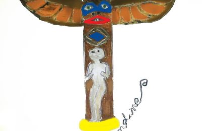 Arts premiers / les totems amérindiens.