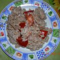 SALADE DE RIZ MIX AU THON ET AUX TOMATES