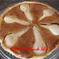 Tarte poire chocolat