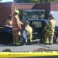 Les pompiers en plein travail