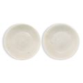 A pair of white-glazed lobed dishes, Sui – Tang dynasty