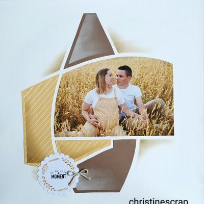 Une page que j' aime beaucoup réalisée avec le