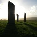 Menhirs and dolmens