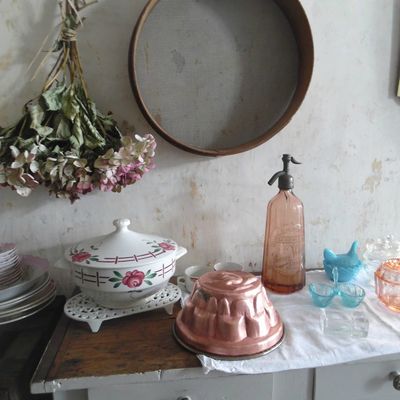 Quelques objets chiné,style shabby chic