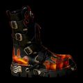 bottes new rock flammes homme neuves