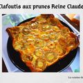 Clafoutis aux prunes Reine Claude