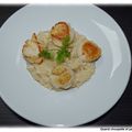 RISOTTO AUX NOIX DE SAINT-JACQUES