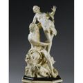 An Austrian ivory group of Pluto and Proserpina, attributed to Matthias Steinl (circa 1644-1727), circa 1700