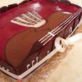 Gâteau d'anniversaire tème violon