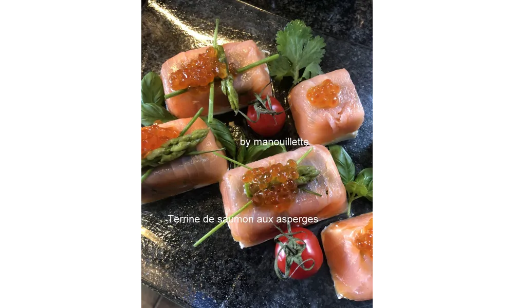Terrine de saumon aux asperges