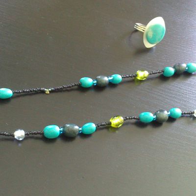 Collier Bulles d'eau