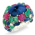 A rare 'Tutti Frutti' ring, by Cartier