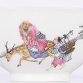 A superbly painted and extremely rare famille-rose 'Immortal' bowl, Mark and period of Yongzheng 