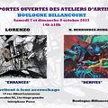 Portes ouvertes des ateliers d’artistes de Boulogne Billancourt - Samedi 7 et dimanche 8 octobre 2023 de 14h à 18h