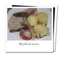 Côtes de porc sur lit de pommes de terre au thym 