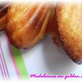 The Madeleines au golden Syrup