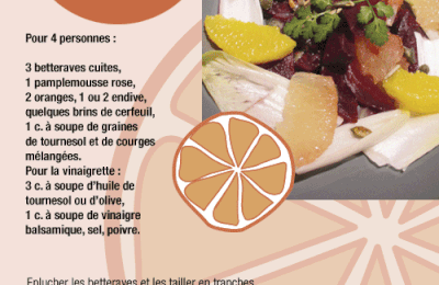 Salade de betterave aux agrumes