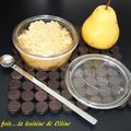 Crumble aux poires