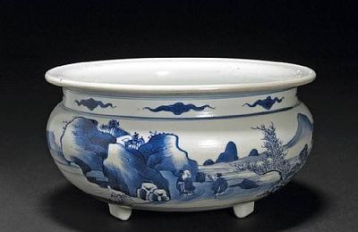 Kangxi blue and white porcelain @ Bonhams. Fine Asian Art, 21 Jun 2011, San Francisco