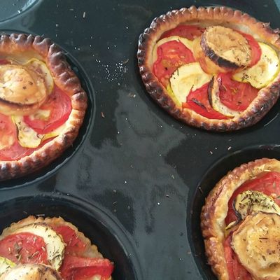 Tartelettes au chèvre light