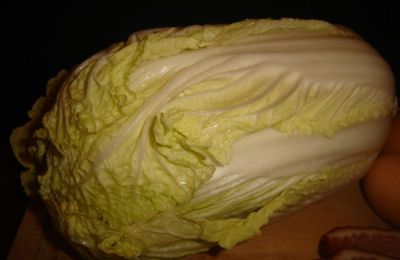 salade de chou chinois aux lardons