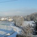 la neige est encore là en champagne