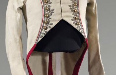 Habit d'officier fantaisie d'état-major ou de garde d'honneur.  Époque Premier-Empire