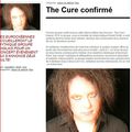 The Cure confirmé