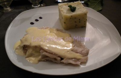 Aile de raie sauce mousseline au Riesling