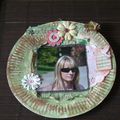 Scrap sur assiette en carton