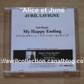 CD promotionnel  My Happy Ending-version japonaise (2004)