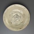 Dish, Vietnam, Trần dynasty, 14th century