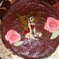 Gâteau au chocolat fée clochette
