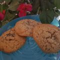Biscuits cookies moelleux crème de marron chocolat