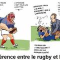 Humour-La différence entre le rugby et le foot