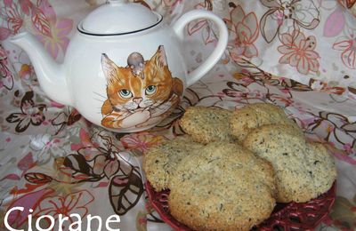 Biscuits français au thé Amanda Rose et vieux grimoire