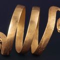 Gold bracelet in form of serpent, found in Pompeii
