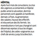 Crise à l'hôpital