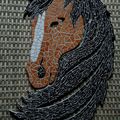 Cheval mosaïque