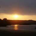 Coucher de soleil sur le Lac de LEON (40)...