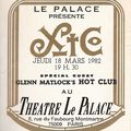 XTC - Jeudi 18 Mars 1982 - Le Palace, Paris