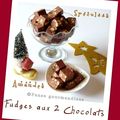 Fudges aux 2 Chocolats, Amandes et Spéculoos (avec ou sans robot cuiseur)