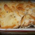 Gratin pommes de terre poulet aux crackers