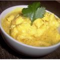 Curry de poulet minute au lait de coco 