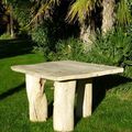 table en bois flotté