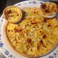 Tarte a la courgette jaune