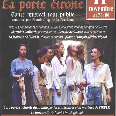 Concert du 17 novembre 2024  Villeneuve de la Raho