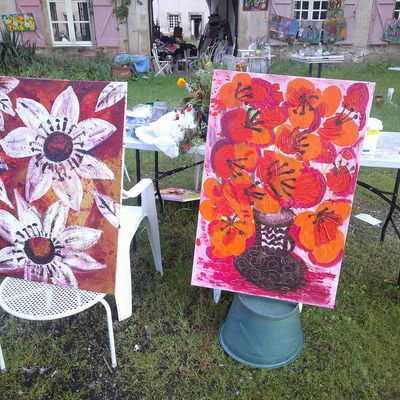 pres de cordes sur ciel   tarn   ouverture   de mon atelier à labarthe bleys